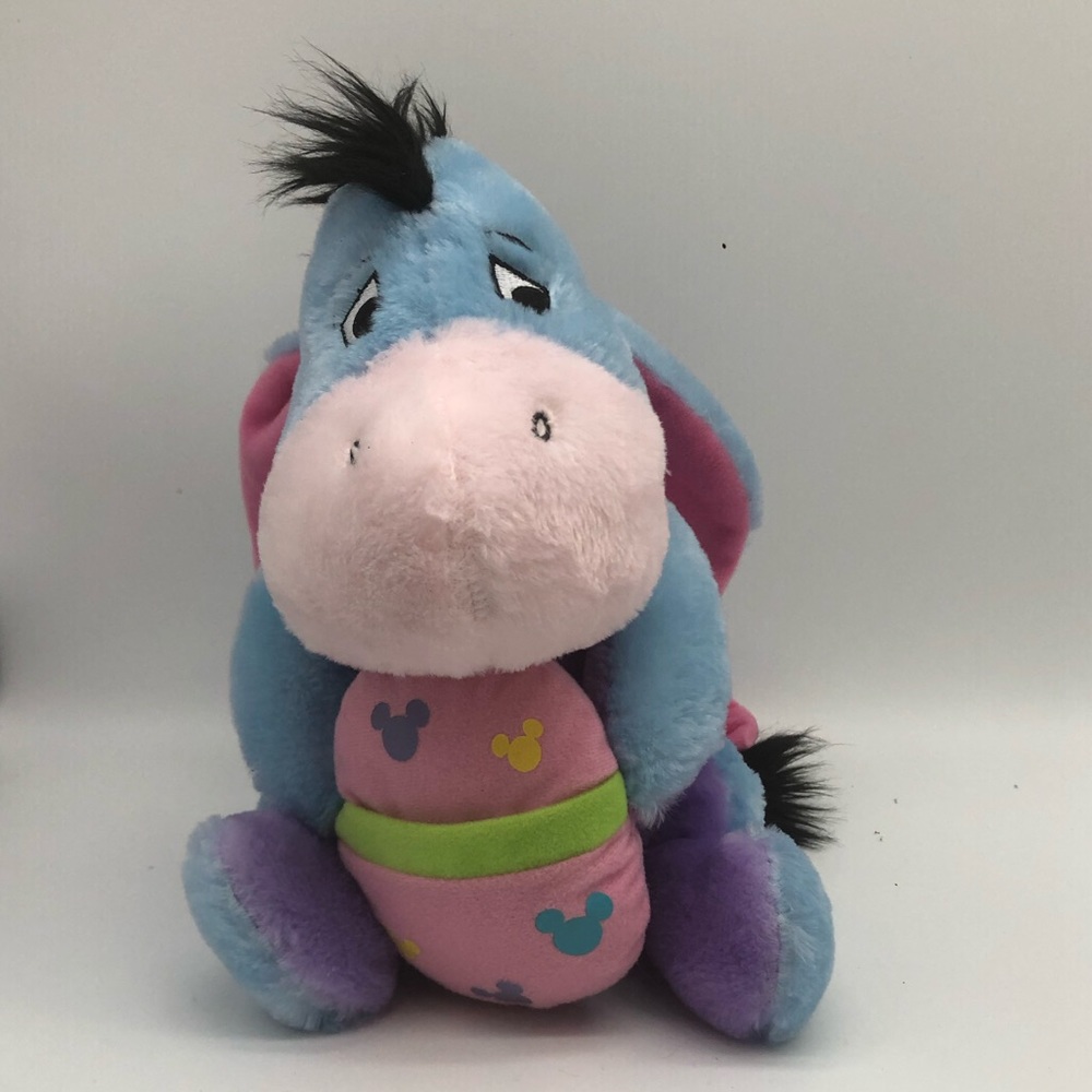 Ee yore plush with egg with pocket